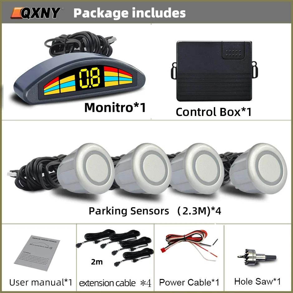 

Профессиональный комплект передних датчиков парковки Авто Приставка Парктроник Помощник Система Зуммер Сигнализация Громкость Не Резервный Радар