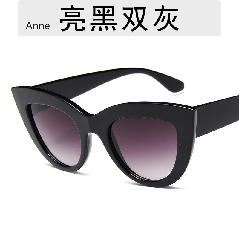 Vintage Cat Eye Sunglasses Woman  Designer Retro Sun Glasses Female Fashion Mirror Outdoor Shades Gradient Oculos De Sol