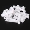 50Pieces Multipurpose Single Gang White Brushplate Wall Covers Portable Accessory for Concealing PZ30 and Speaker Wire