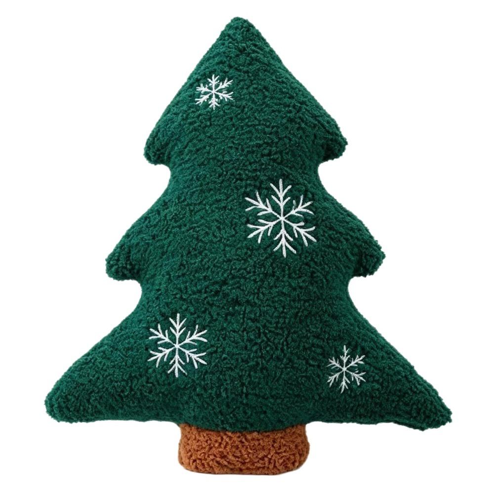 Soft Sofa Cushion Big Christmas Tree Plush Toy INS Christmas Throw Pillows Home Party Decoration