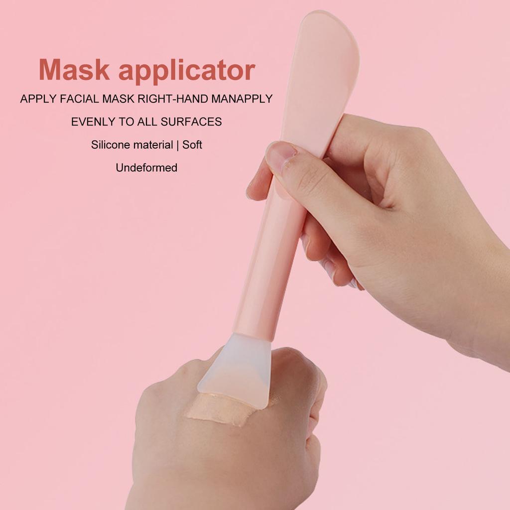 5pcs Mask Brush Double Head Silicone Facial Mask Applicator for Body Lotion DIY Make Up