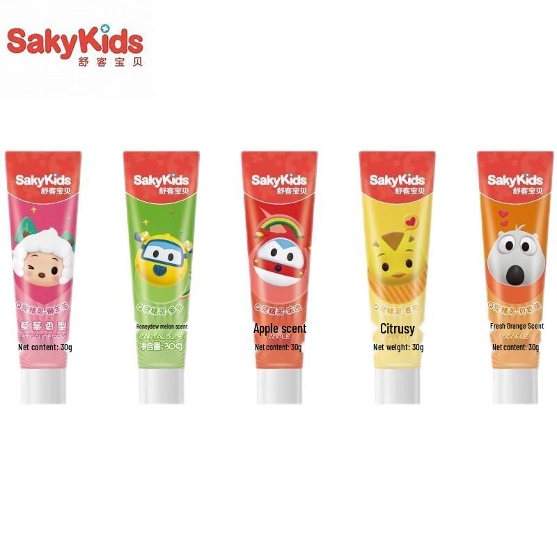 

Saky Kids Magic Rainbow Toothpaste Set