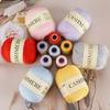 Handmade Knitted Cashmere Yarn Wool Cashmere Knitted Yarn Ball Process Knitted Sweater Scarf Thread Fancy DIY Crochet Machine