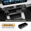 Car Soft Silicone Wireless Charger Drawer Storage Box For Toyota RAV4 2026 2027 2028 LHD Center Console Sundries Organizer Tray