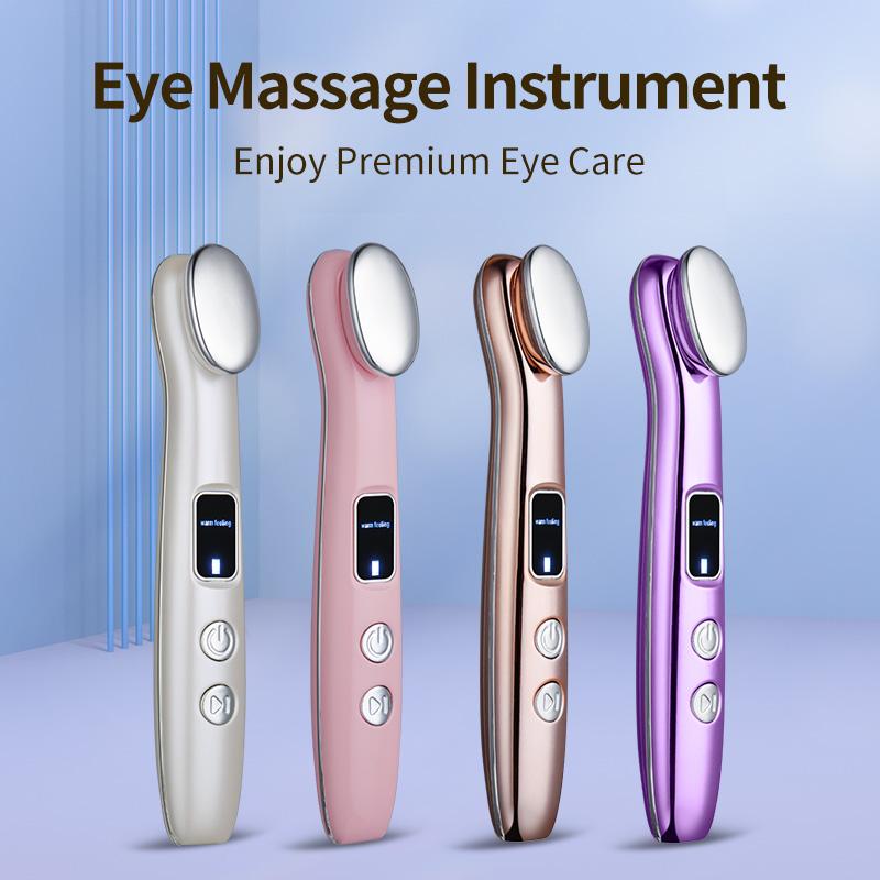 Portable Rechargeable Eye Massager Pen Adjustable Vibrating Massage to Relieve Eye Fatigue, An Essential Eye Care Tool.