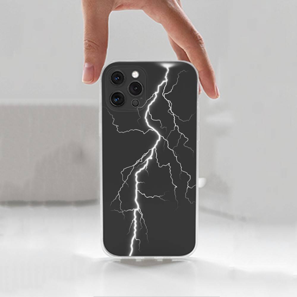 

Чехол T-Thunderbolt L-Lightning для iPhone X, XS, SE, 12, 15, Pro, 17, Plus, 11, Max, 13, XR, 14, 16, Mini, Прозрачный Мягкий Чехол iPhone15