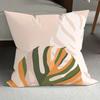 Home Decor Tropical Leaves & Fruits Patterned Pillow Covers Pattern Cushion Cover Suitable For Sofa Bedroom Car Pillow Cover