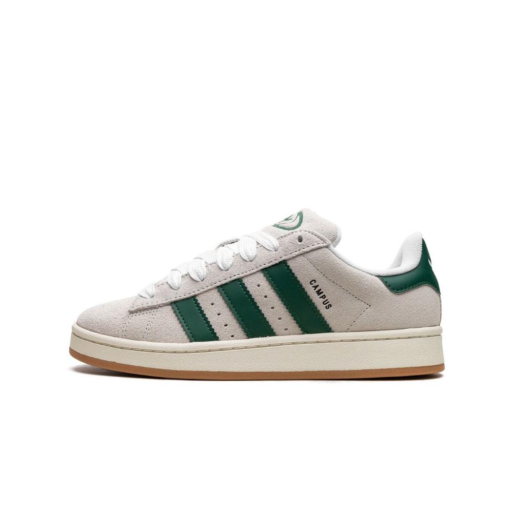 Adidas Campus 00s Crystal White Dark Green