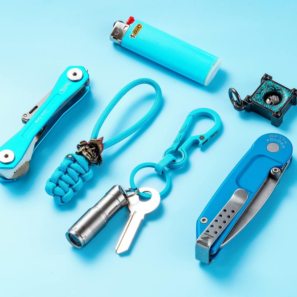 KeyUnity KM01 Titanium Bottle Opener Keychain Fashionable Key Chain Lightweight Bottle Opener + Small