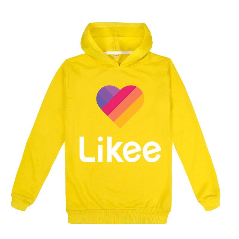 Топы с капюшоном унисекс для мальчиков и девочек весенне-осенние толстовки пуловеры повседневная одежда 100cm жёлтый 1493₽