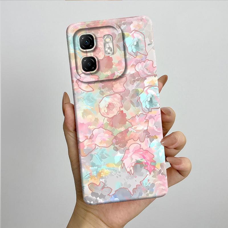 For Infinix Hot 50i Case Hot50i X6531 Soft Silicone TPU Painted Phone Coque Cartoon Printed Shockproof Protective Fundas Cover