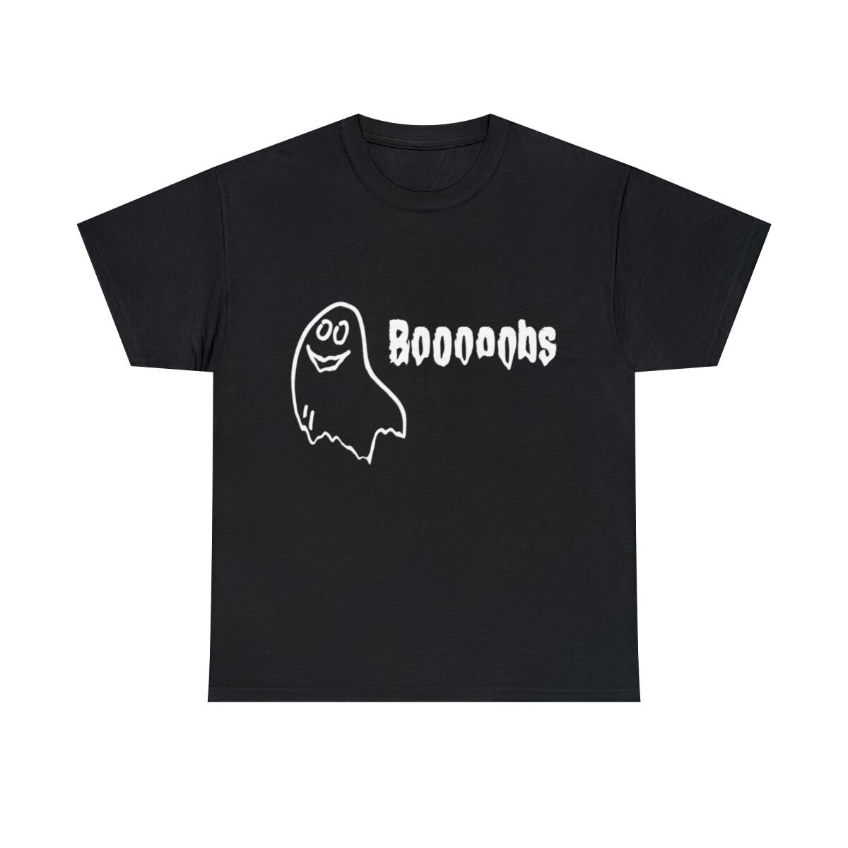 Booooobs Boo Halloween Ghost Graphic Tee Shirt, S-5XL L