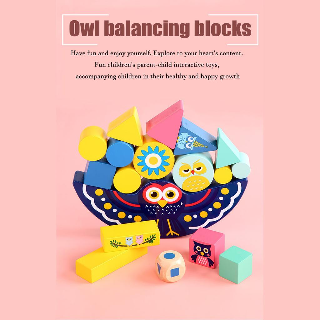 Owls Animals  In Colors Balanced  Layering High Game  Used For Early Education And Brain Development, Suitable For Children, Helps In The Cultivatio