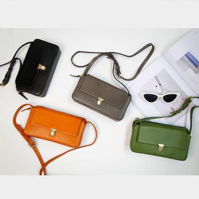 Women's Genuine Leather Crossbody Bag - Fashionable, Simple, Versatile Shoulder Bag