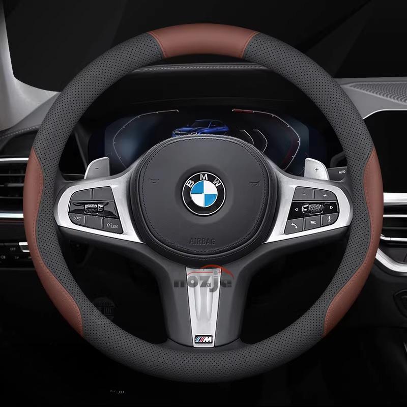 Leder Auto Lenkradabdeckung für BMW F20 G30 E91 E92 X3 G01 F40 X5 F15 F32 E70 F22 E93 G31 G05 F48 E83 Innenraumzubehör