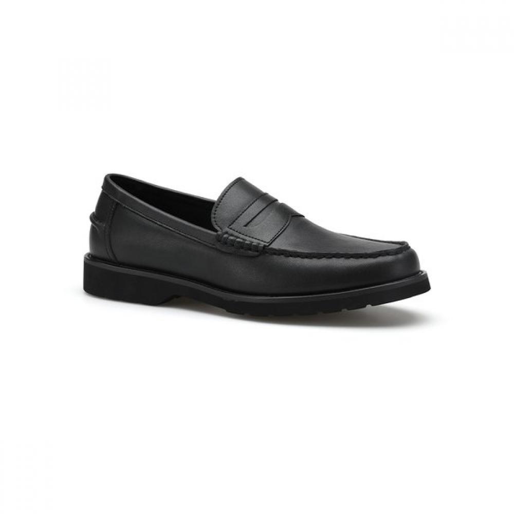 Thommcan Masculino S Conforto Básico Penny Loafer Preto 9tmac16S1r