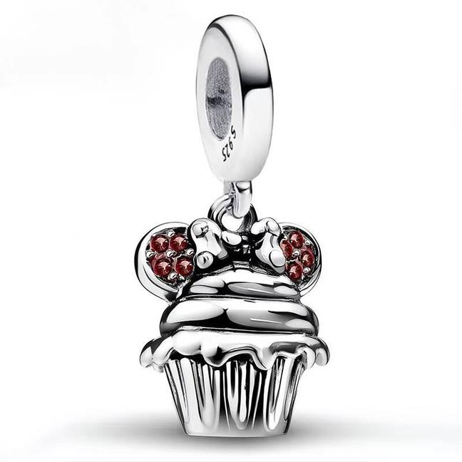 Fashionable 925 Silver Lilo & Stitch Mickey Minnie Charm Beads Fit Bracelet Enamel DIY Jewelry Gift