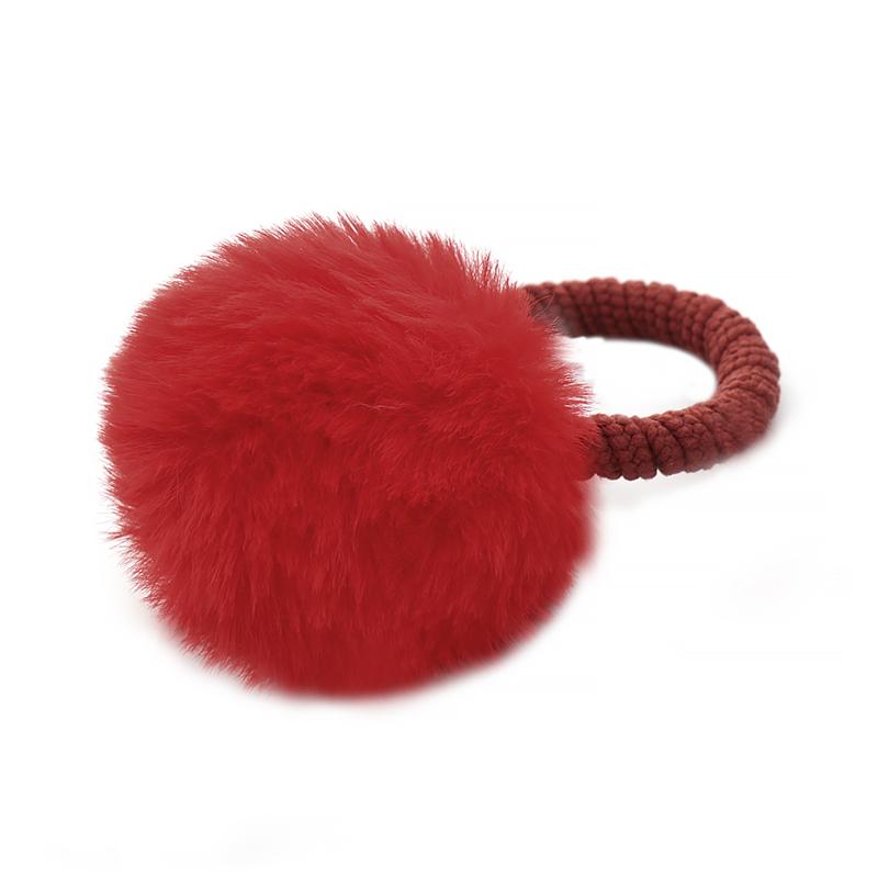 21 Colors Cute Soft Hairballs Hair Ties Hairy Balls Rubber Bands Elastic Hair Rings Fashion Hair Accessories for Girls Children
