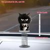 Head Nodding Cats Acrylic Car Decors Interactive Dashboard Toy Long Service Color Retention Multiple Styles for Men Women