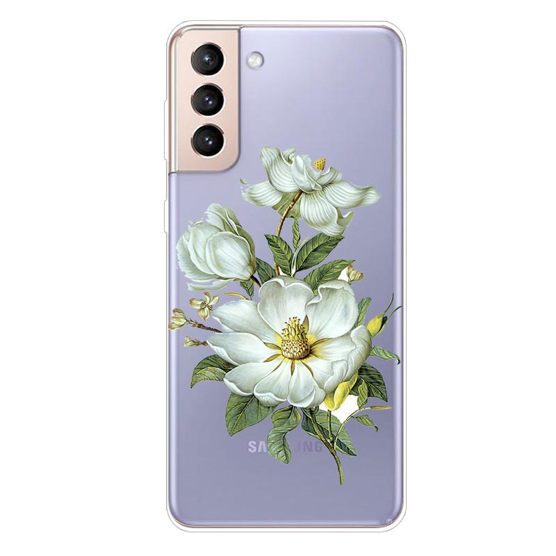 For Samsung S21 FE Case TPU Silicone Soft Clear Case for Samsung Galaxy S 21 / S21 Plus 5G Cover S21 Ultra FE Transparent Coque