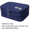 Bolsa de armazenamento de cabos Camada dupla Grande capacidade Gadget eletrônico portátil Organizador de viagem para casa