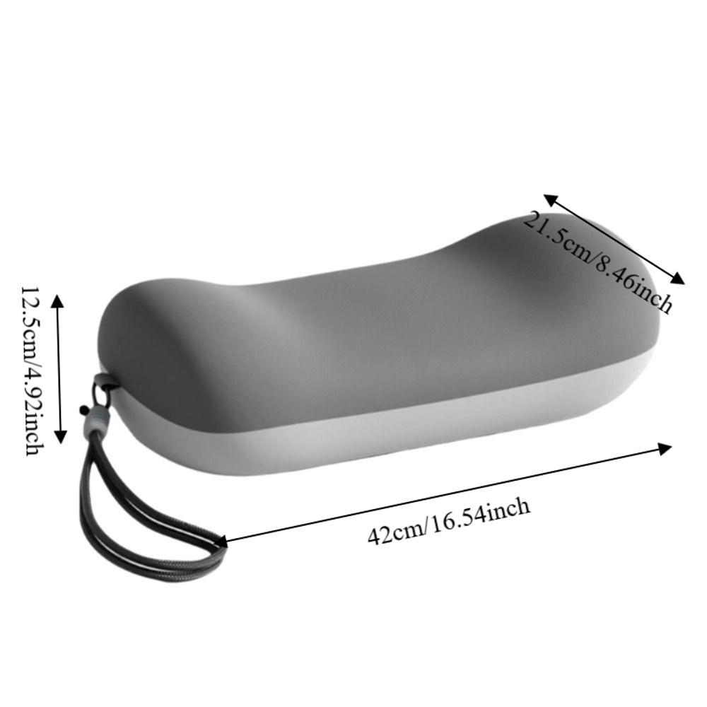 Ice Silk Office Nap Pillow Slow Rebound Neck Pillow Portable Lumbar Pillow  Bedroom