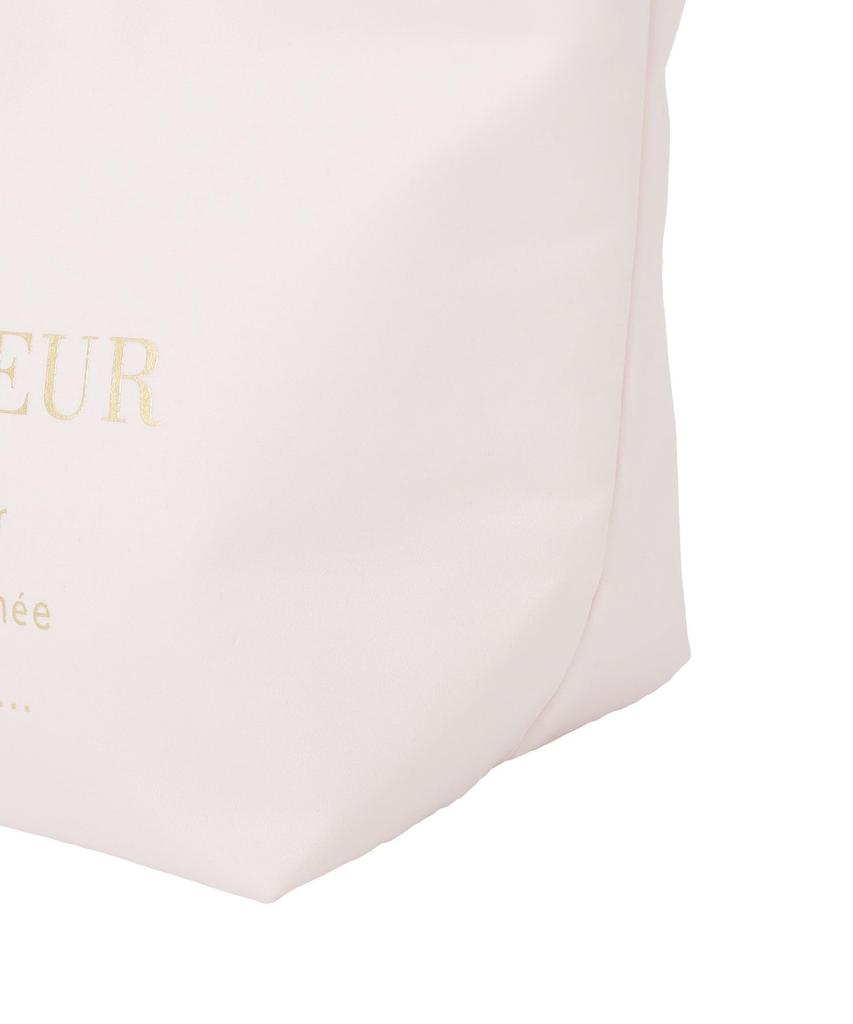 Maison de FLEUR Brand Logo Frill Handle Tote Bag S Black F Tote Bag 08001386400