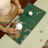 Taiwan Longjin Double-Sided Tea Tray and Zen Table Runner - Waterproof One-Person Cloth for Tea Ceremony