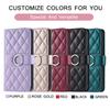 Suitable for Samsung S25 Small Fragrance Crossbody Card Bag Mobile Phone Case S24 Diamond Card Flap Leather Case Women's Leather Case