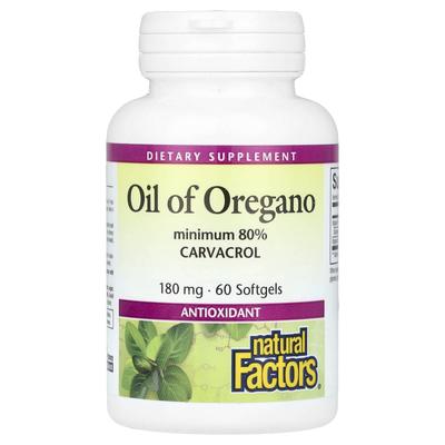 Oreganoöl, 180 mg, 60 Weichkapseln