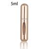 Refillable Mini Perfume Bottle Portable Cosmetic Bottle Spray Bottle Atomizer Spray Container Travel Refillable Bottles 5ml KTY