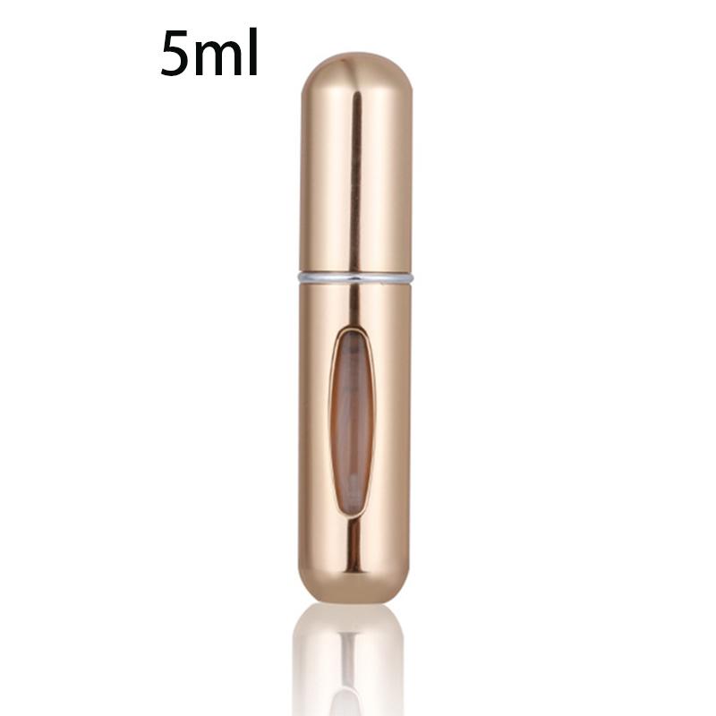Refillable Mini Perfume Bottle Portable Cosmetic Bottle Spray Bottle Atomizer Spray Container Travel Refillable Bottles 5ml KTY