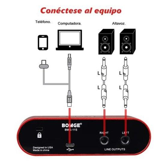 BOMGE Audio Interface B0BR7WYQMZ