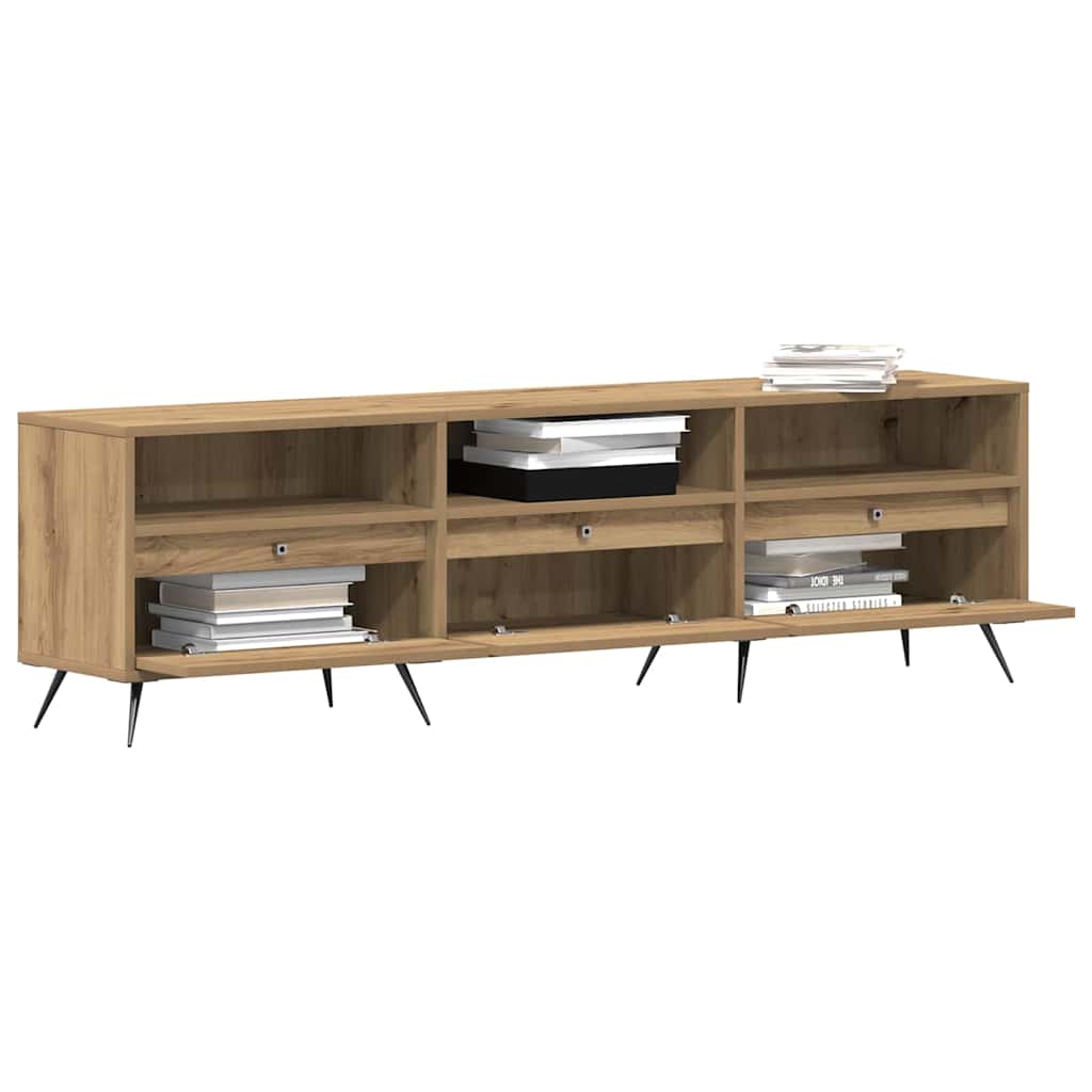 TV Cabinet Artisan Oak 150 X 30 X 44.5 Cm Particleboard