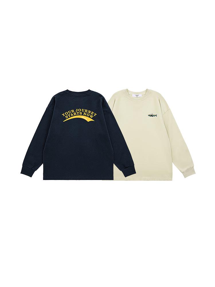 DK Kids' Spring Quick-Dry Japanese Style Antibacterial Long Sleeve T-Shirt for Boys & Girls - 7A Casual Base Layer for Middle & Older Children