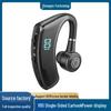V9 Wireless Bluetooth Ear-Hook Earphones with Ultra-Long Standby for Business HD Calls, Compatible with Android and Apple.