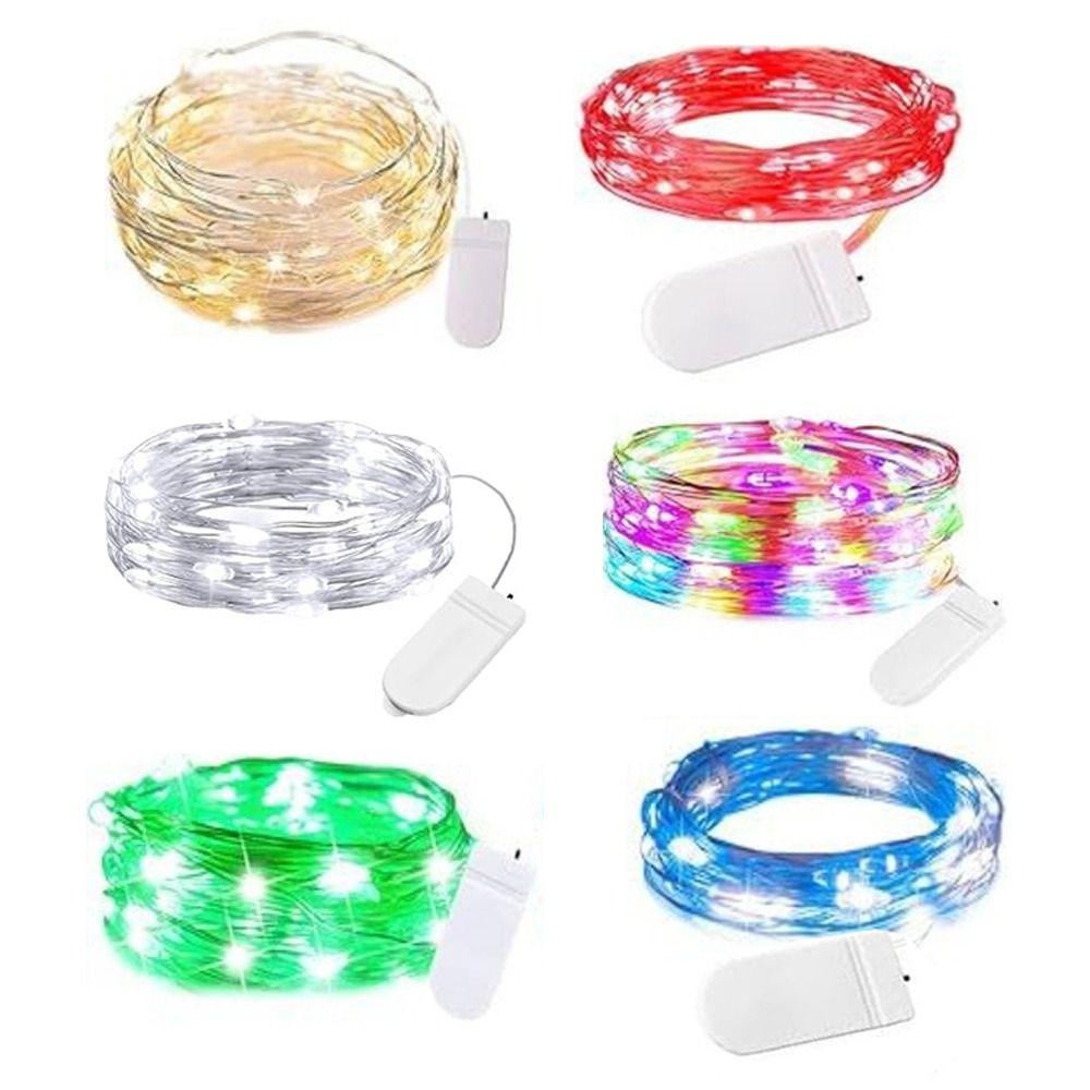 12 Packs Warm Light LED String Lights 2M Fairy String Lights Home Decoration