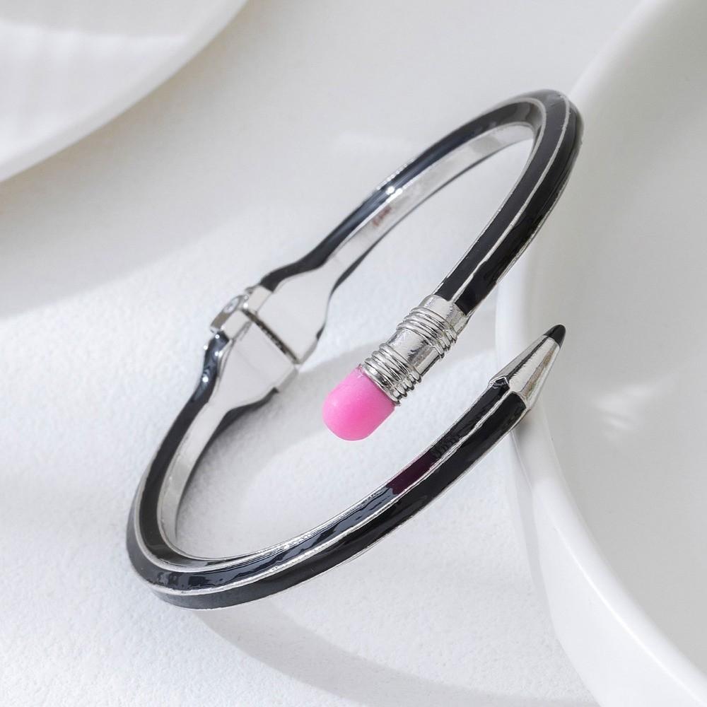 Unique Cross Enamel Bracelet Trendy Fashion Cuff Bracelet Gift Pencil Bangle  Wedding