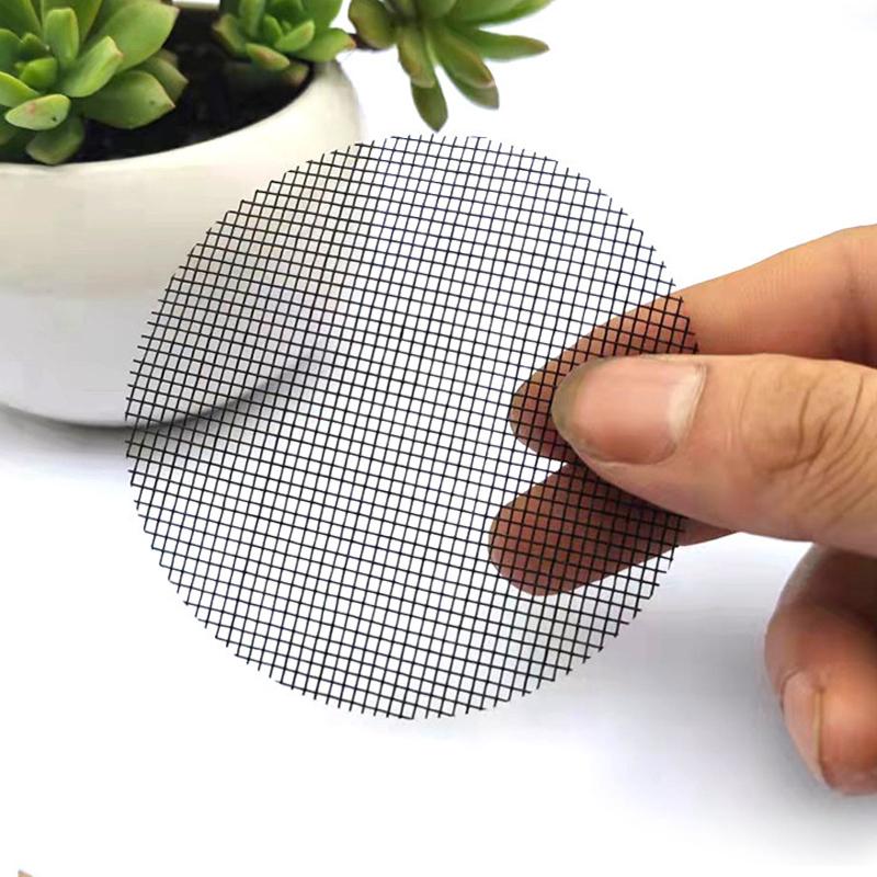 Pot Hole Mesh Pad Mat Grid Round Drainage Hole Screen For Pot Bottom Prevent Soil Loss Anti Bonsai Flower Plant Gardening Tools