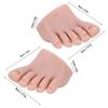 Linker/Rechter Nagelkunst-Trainingsfuß Weiches Silikon-Füßchen-Modell Für Nagelkunst-Training