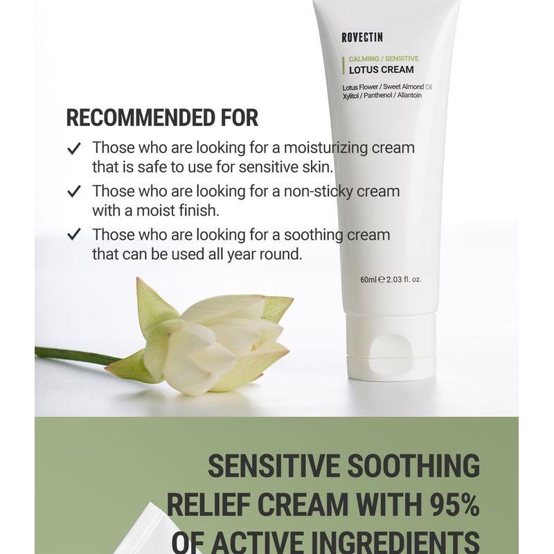 ROVECTIN - Calming Sensitive Lotus Cream
