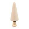 10Pcs/Set Wood Ornaments Multiple Styles No Glitch Eco-friendly Creative Anti-deformation DIY Round Corners Kids Toy Mushroom Ornaments Home