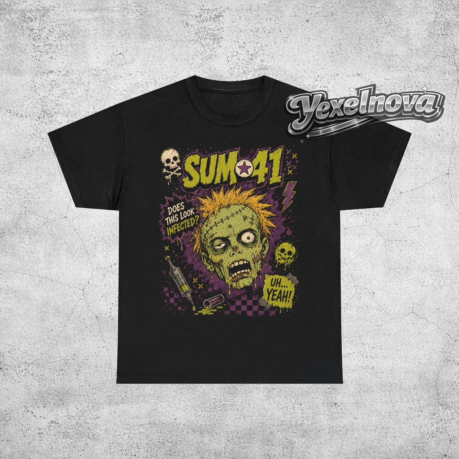 Sum 41 T-Shirt - Underclass Hero Album - Rock Music Tee - Fan Merch S