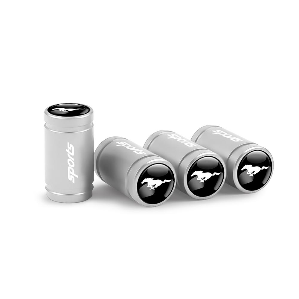 4Pcs Car Wheel Tire Valve Cap Tyre Rim Stem Cover Truck Accessory For Ford Ranger Focus Kuga Mustang S-MAX Mondeo Fusion Fiest knsh65