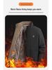 Men's Plus Size American Style Fleece Lined Winter Jacket