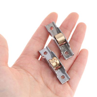 1 Stück Edelstahl Fensterrolle Glas Oben- und Untenrollen Rad Schiebetürrolle Läufer Stilles Rad Schienenrolle Möbel