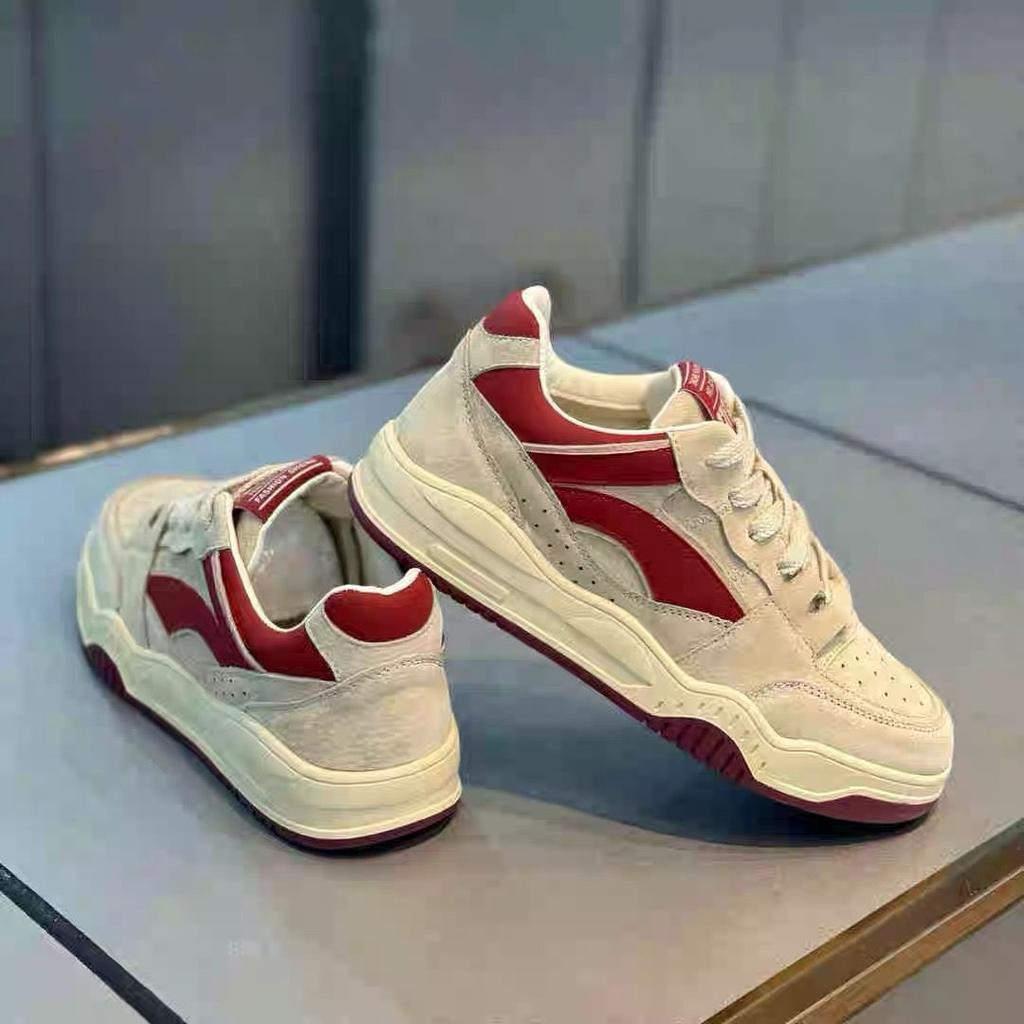 New Autumn Thick-soled Heightening Lightweight Retro Sports and Leisure Board Shoes
