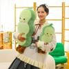 Long pea throw pillow plush toy cute kelp doll children sleeping doll gift