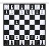 Chess Shower Curtain Horse Head International Chess Stripes Bathroom Curtains Chessboard Waterproof Board Game Bath Curtains Set
