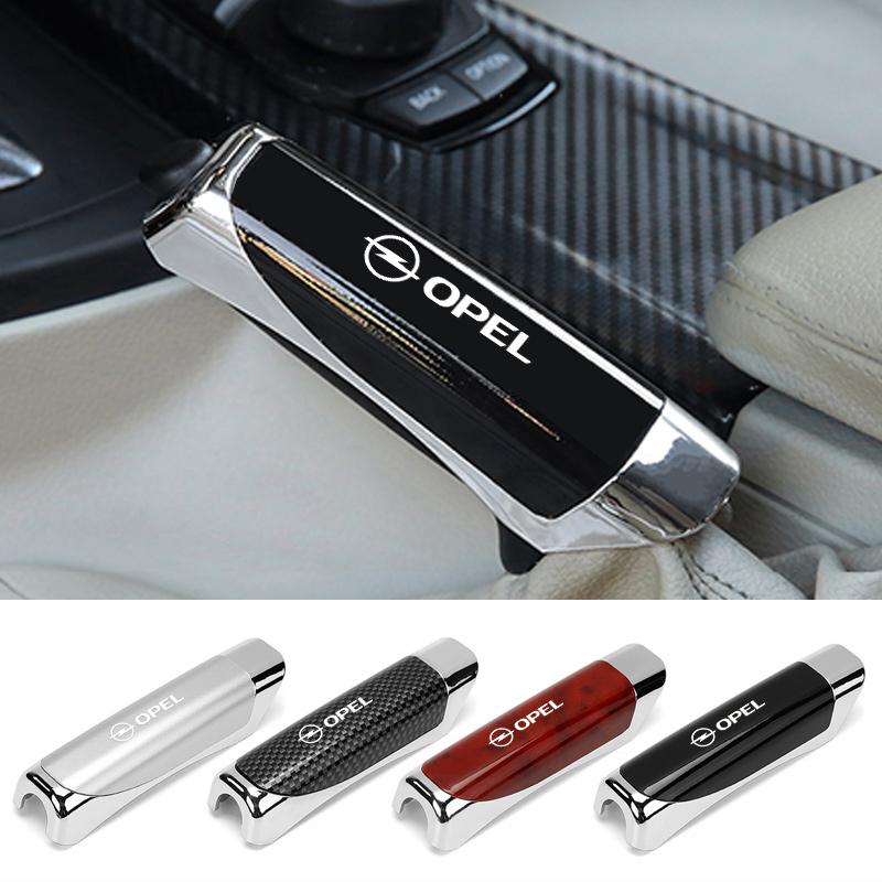 New Car Handbrake Cover Carbon Fiber Auto Handbrake Grips Protector For Opel Astra GTC Insignia Antara Meriva Zafira Accessories